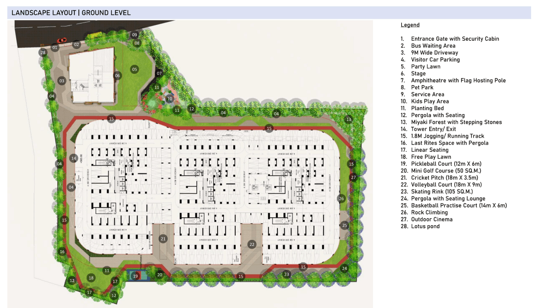 Mithila Nagari — Master Plan, Ground Level